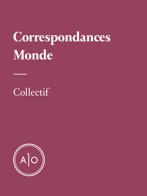 cover image of Correspondances Monde